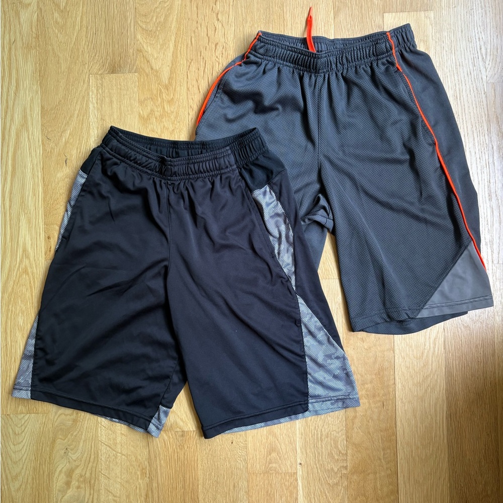 Champion Athletic Shorts Bundle Black Gray size large 12-14